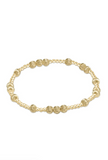 E Newton Hope Unwritten Dignity Bead Bracelet Gold (various sizes)