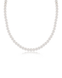 E Newton 15" Classic Pearl Choker 4mm