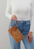 Hobo Sable Wristlet Hair On Harvest Wheat
