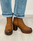 Susan Platform Bootie Whiskey