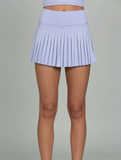 Gold Hinge Pleated Tennis Skirt Lavender Fields