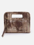 Hobo Ace Clutch Cocoa Platinum