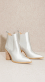 Esmee Chucky Heel Boot Silver