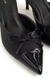Naomi Pointed Toe Mule Black