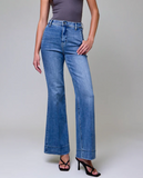 Hidden Happi High Rise Comfort Flare Jean Medium