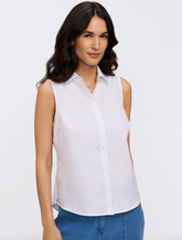 Foxcroft Dina Layering Tank White
