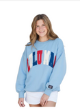 Lulu Mac Sweatshirt Red White Blue