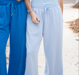 Lulu Mac Terrycloth Pant Light Blue