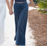 Lulu Mac Terrycloth Pant Navy