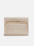 Hobo Robin Compact Wallet Sand Shimmer