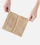 Hobo Lumen Continental Wallet Gold Leaf