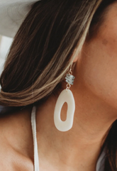 Leslie Curtis Etta Oval Earrings