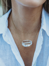 Leslie Curtis Sabrina Chunky Stone Necklace