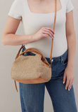 Hobo Darling Small Satchel Meadow Woven Straw