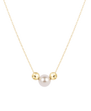 E Newton 16" Necklace Gold Purpose Pearl