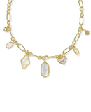 Kendra Scott Icon Gold Charm Necklace Gold Neutral Mix
