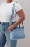 Hobo Sheila Medium Satchel Bluebell
