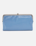 Hobo Lauren Clutch Wallet Faded Denim