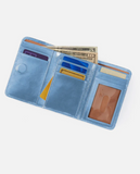 Hobo Jill Trifold Wallet Faded Denim
