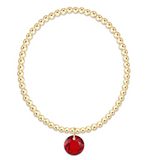 E Newton Classic Gold 3mm Reflection Bracelet