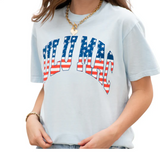 Lulu Mac Stars & Stripes Tee Chambray