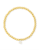 Kendra Scott Cailin Stretch Bracelet Gold Ivory Mother of Pearl
