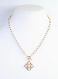 Caroline Hill Cairns Pearl Pendant Necklace