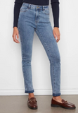 Charlie B 5 Pocket Stretch Pants Medium Blue