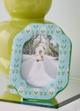 Laura Park Blooms in Blue Fabric Frame