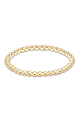 E Newton Classic Gold 1.5mm Bead Ring