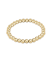 E Newton Classic Gold Bead Bracelet (various sizes)