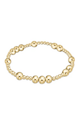 E Newton EXTENDS Hope Unwritten Gold Bead Bracelet (various sizes)