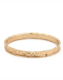 Leslie Curtis Hammered Bangle Gold/ Silver