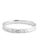 Leslie Curtis Hammered Bangle Gold/ Silver