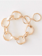 Leslie Curtis Georgann Hammered Bracelet
