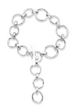 Leslie Curtis Chunky Open Link Necklace Gold/Silver