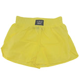 Neon Yellow Lulu Mac Solid Shorts