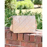 Caroline Hill Ariana Crossbody Gold Shimmer Ld