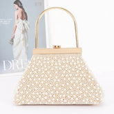 Chic Pearl Embellished Clutch