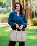 Caroline Hill Melissa Tote Bag Latte DQ