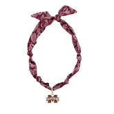 SEC Scarf Charm Necklace (Various Schools)