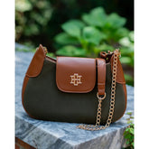 Leighton Crossbody Olive Suede