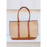 Caroline Hill Greyson Tote Natural Camel