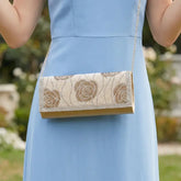 Beaded Rose Clutch Various