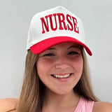 Lulu Mac Nurse Cap Red