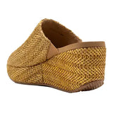 Volatile Canteen Wedge Sandal Gold