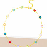 Multicolor Crystals Necklace