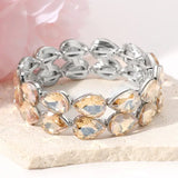 Teardrop Stone Evening Bracelet