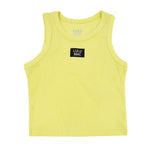 Neon Yellow Lulu Mac Solid Tank Tops
