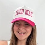 Lulu Mac Cap Hot Pink